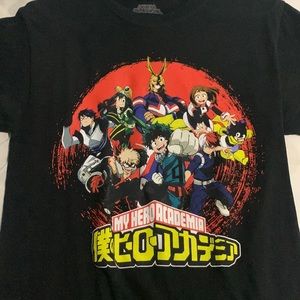 My Hero Acadamia Boku No Hero Academia MHA BNHA anime merch graphics tee